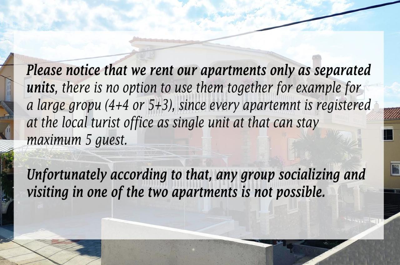 Modern 3Br Apartments In Zadar With Balcony Or Terrace, Free Parking & Ac Bagian luar foto